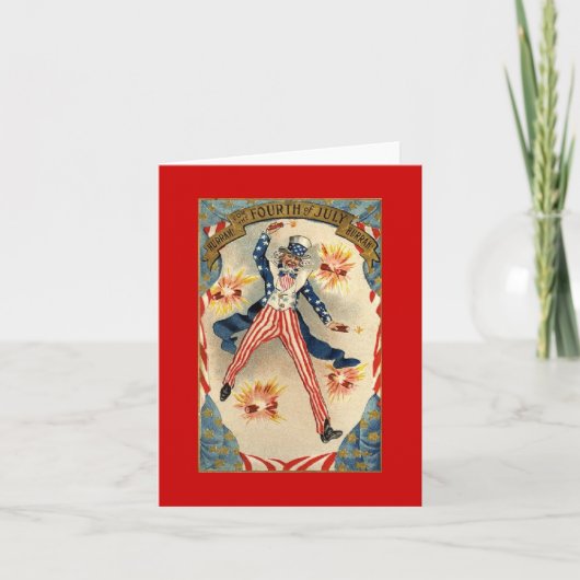 Vintag Uncle Sam Karte (Vorderseite)