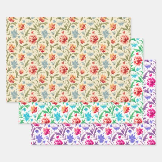 Vintag und modern geschenkpapier set (Set)