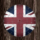 Vintag Union Jack Dartboard, UK, Britische Flagge Dartscheibe