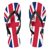 Vintag Union Jack Flip Flops Badesandalen (Fußbett)