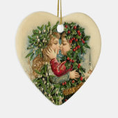 Vintag unsere erste Weihnachtsverzierung Keramikornament (Rechts)