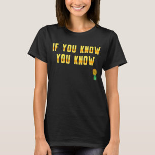 Vintag Upside Down Ananas Subtile Swinger T-Shirt