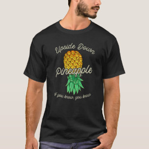 Vintag Upside Down Ananas Subtile Swinger T-Shirt