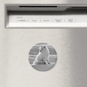 Vintag USA Alaska Arctic fox Magnet (In Situ (Geschirrspüler))