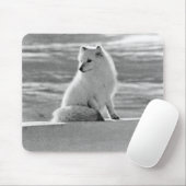 Vintag USA Alaska Arctic fox Mousepad (Mit Mouse)