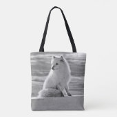 Vintag USA Alaska Arctic fox Tasche (Rückseite)