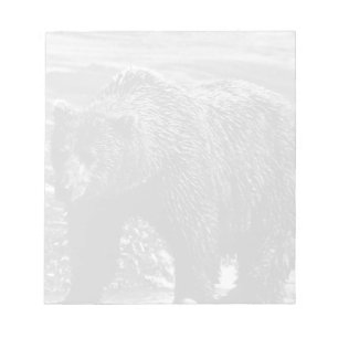 Vintag USA Alaska Braunbär 1970 Notizblock