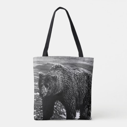 Vintag USA Alaska Braunbär Tasche (Rückseite)