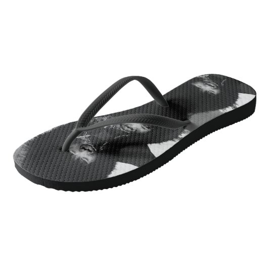 Vintag USA Alaska eskimo child Badesandalen (Schrägansicht)