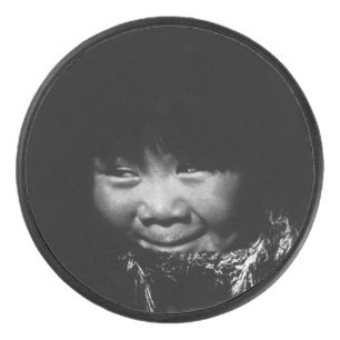 Vintag USA Alaska eskimo Kind Jigsaw Puzzle Eishockey Puck