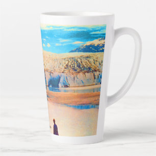 Vintag USA Alaska Mendenhall Gletscher Juneau Milchtasse