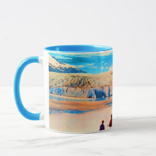 Vintag USA Alaska Mendenhall Gletscher Juneau Tasse
