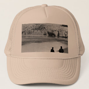 Vintag USA Alaska Mendenhall Gletscher Juneau Truckerkappe