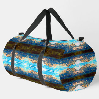 Vintag USA Alaska Mt Mckinley Nationalpark Duffle Bag