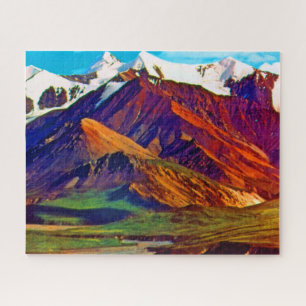 Vintag USA Alaska Mt Mckinley Nationalpark Puzzle