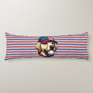 Vintag, USA baseball Labrador Seitenschläferkissen