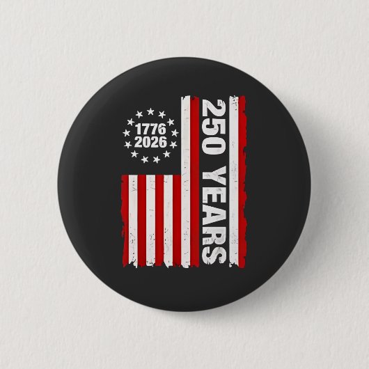 Vintag USA Halbjahrhundert 250 Button (Vorderseite)