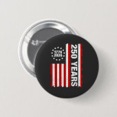 Vintag USA Halbjahrhundert 250 Button (Vorne & Hinten)