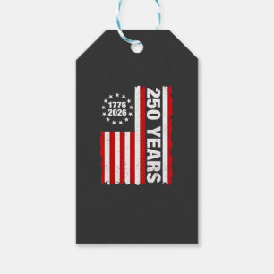 Vintag USA Halbjahrhundert 250 Geschenkanhänger