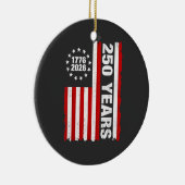 Vintag USA Halbjahrhundert 250 Keramik Ornament (Rechts)