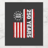 Vintag USA Halbjahrhundert 250 Weinetikett (Einzelnes Label)