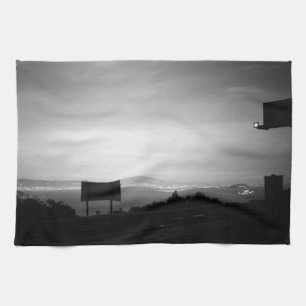 Vintag USA Kalifornien San Francisco Bucht Alcatra Geschirrtuch