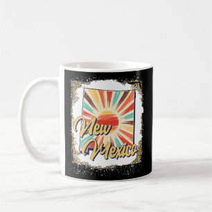Vintag USA New Mexico Staat Map Flag Souvenir Kaffeetasse