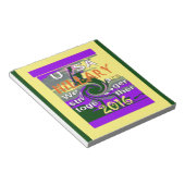 Vintag USA Stronger Together Abstrakt Art Print Notizblock (angewinkelt)