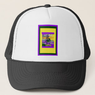 Vintag USA Stronger Together Abstrakt Art Print Truckerkappe