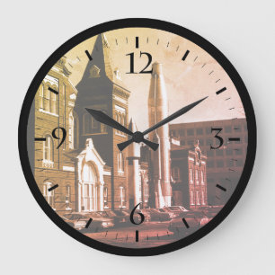 Vintag USA Washington National Air Space Museum C Große Wanduhr