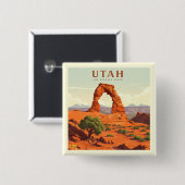 Vintag Utah Button (Vorne & Hinten)