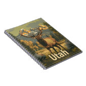 Vintag Utah Elk Notizblock (Rechte Seite)