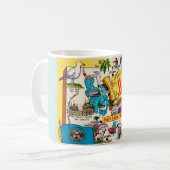Vintag Utah Map Kaffeetasse (Vorderseite Links)