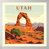 Vintag Utah Poster (Vorne)