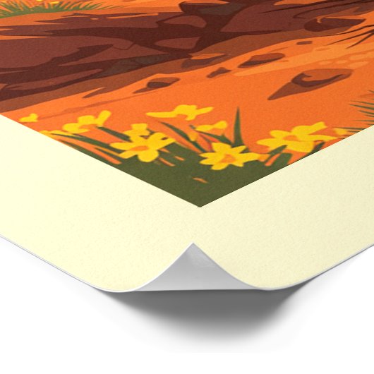 Vintag Utah Poster (Ecke)