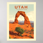 Vintag Utah Poster (Vorne)