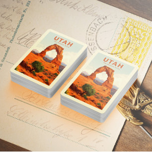 Vintag Utah Spielkarten