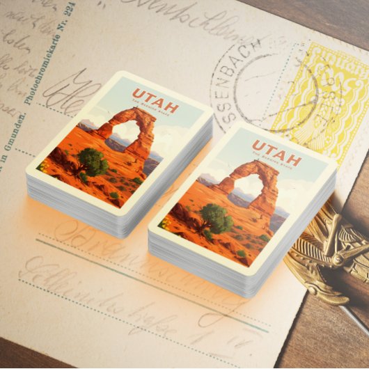 Vintag Utah Spielkarten