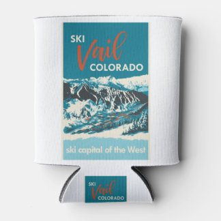 Vintag Vail Ski Poster Dosenkühler