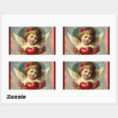 Vintag Valentine Angel Aufkleber (Blatt)