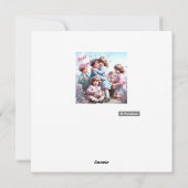 Vintag Valentine ~ BEST FRIEND ~ Kinder ~ Feiertagskarte (Rückseite)