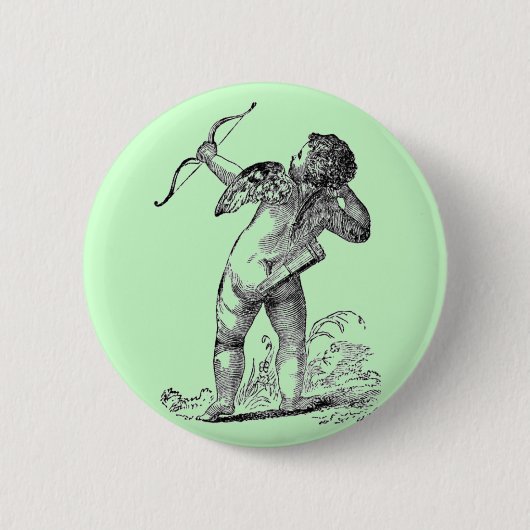 Vintag Valentine Cupid Button (Vorderseite)