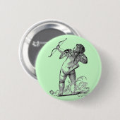 Vintag Valentine Cupid Button (Vorne & Hinten)