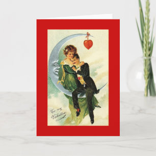 Vintag Valentine Feiertagskarte