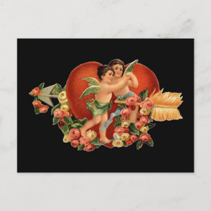 Vintag Valentine Feiertagspostkarte