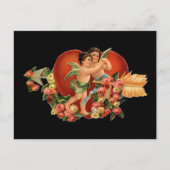 Vintag Valentine Feiertagspostkarte (Vorderseite)