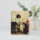 Vintag Valentine Feiertagspostkarte (Stehend Vorderseite)