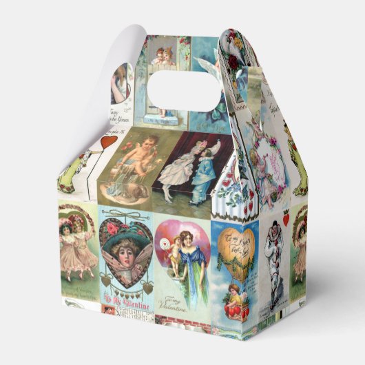 Vintag Valentine Geschenkschachtel (Rückseite)