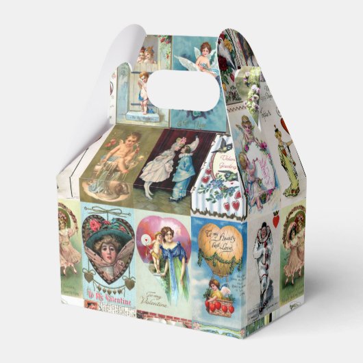 Vintag Valentine Geschenkschachtel (Vorderseite)