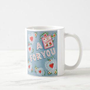 Vintag Valentine Kaffeetasse